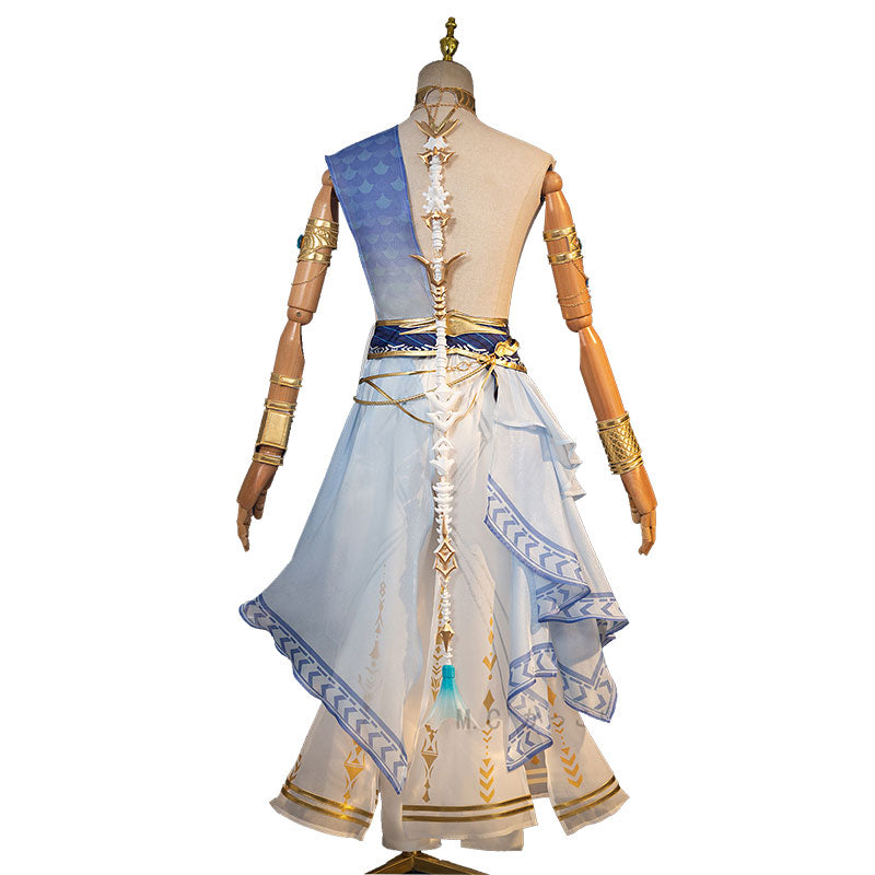 Love and Deep Space Rafayel Sapphire Scar God of the Tides Cosplay Costume