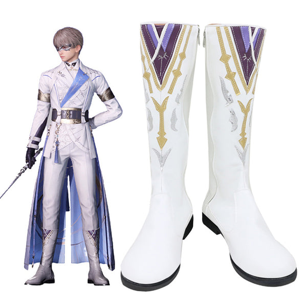 Love and Deepspace Xavier Lumiere Veiled Guardian Shoes Cosplay Boots