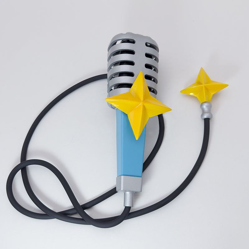 Mahou Shoujo Ni Akogarete Gushing Over Magical Girls Looking Up To Magical Girls Akoya Matama Loco Musica Microphone Cosplay Accessory Prop