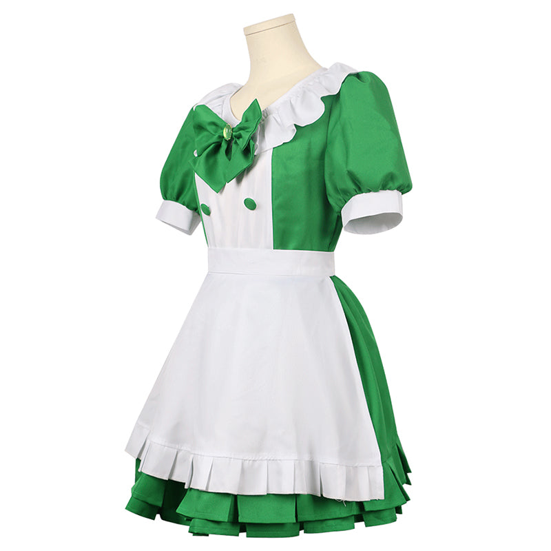 Mahou Shoujo Ni Akogarete Gushing Over Magical Girls Looking Up To Magical Girls Araga Kiwi Leopard Maid Dress Cosplay Costume