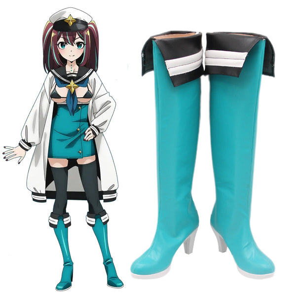 Mahou Shoujo ni Akogarete Gushing over Magical Girls Looking Up To Magical Girls Akoya Matama Loco Musica Shoes Cosplay Boots