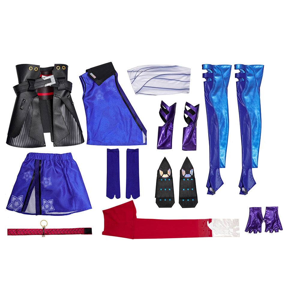 Marvel Rivals Psylocke Cosplay Costume(Shoes and sword not included)