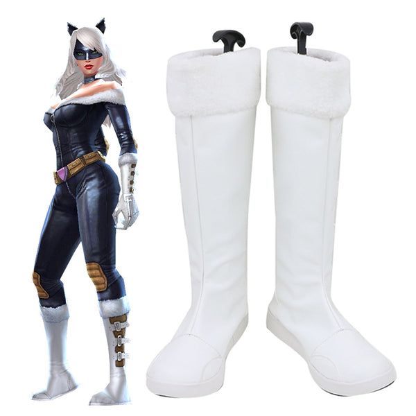 Marvel Future Fight Black Cat Claws Shoes Cosplay Boots