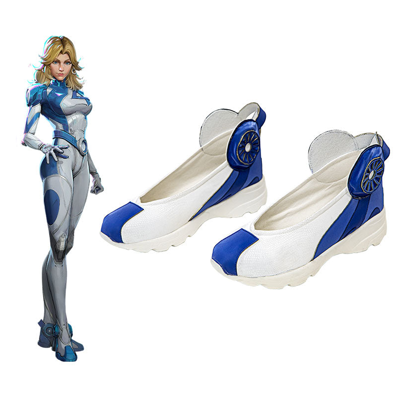 Marvel Rivals Invisible Woman Cosplay Shoes