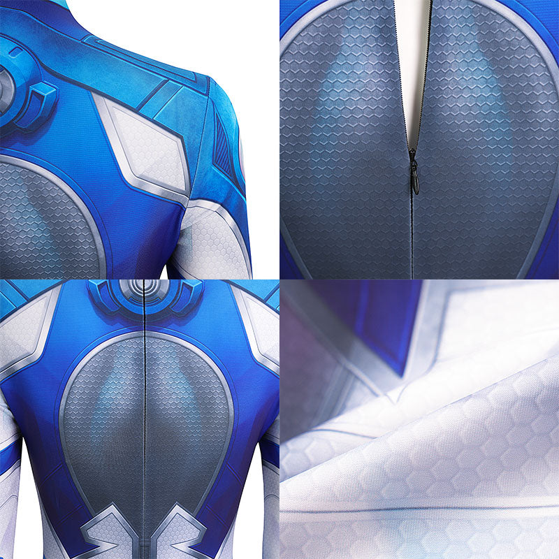 N Marvel Rivals Invisible Woman Jumpsuit Cosplay Costume