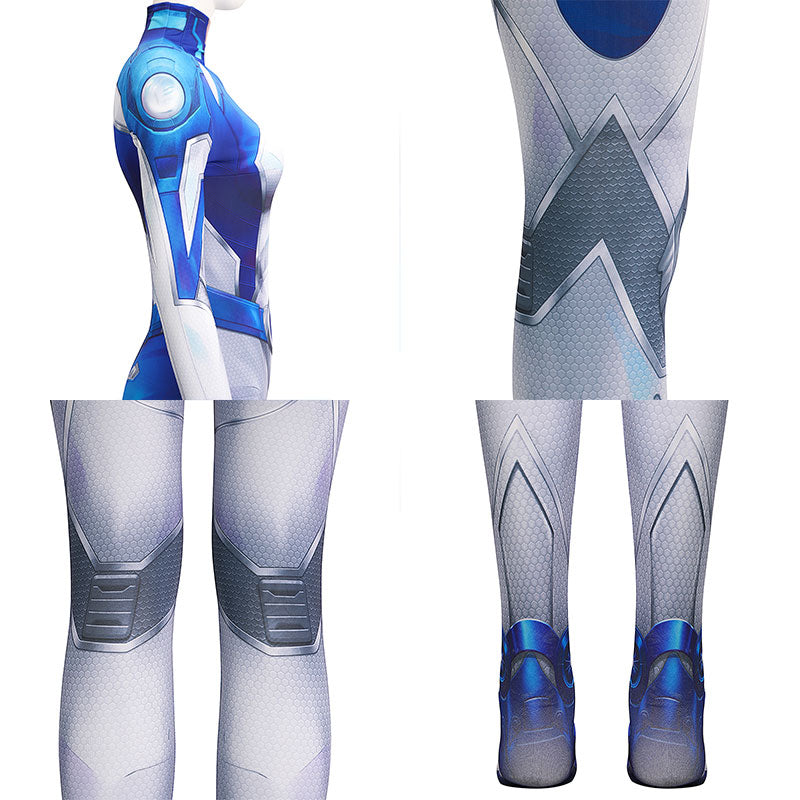 N Marvel Rivals Invisible Woman Jumpsuit Cosplay Costume