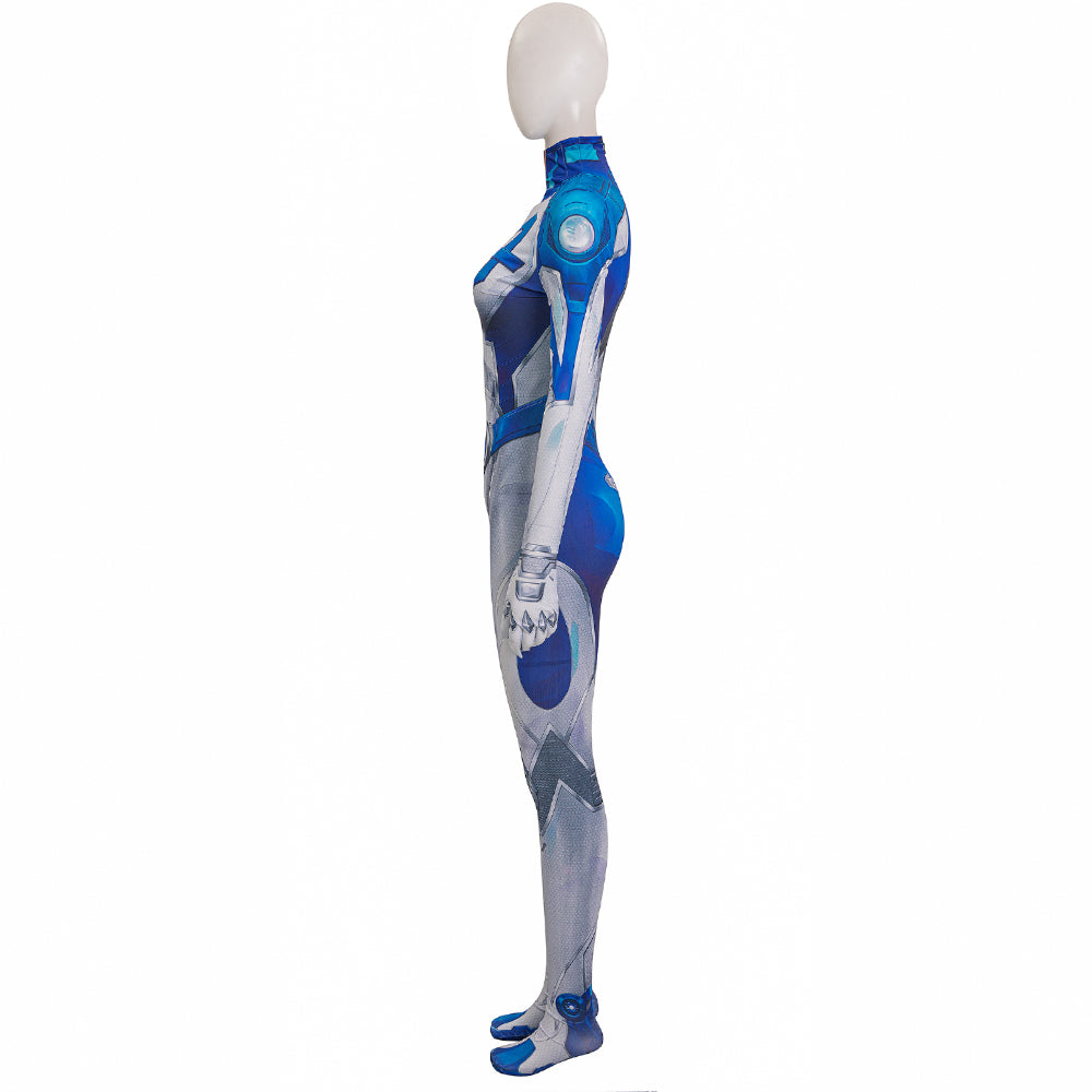 N Marvel Rivals Invisible Woman Jumpsuit Cosplay Costume