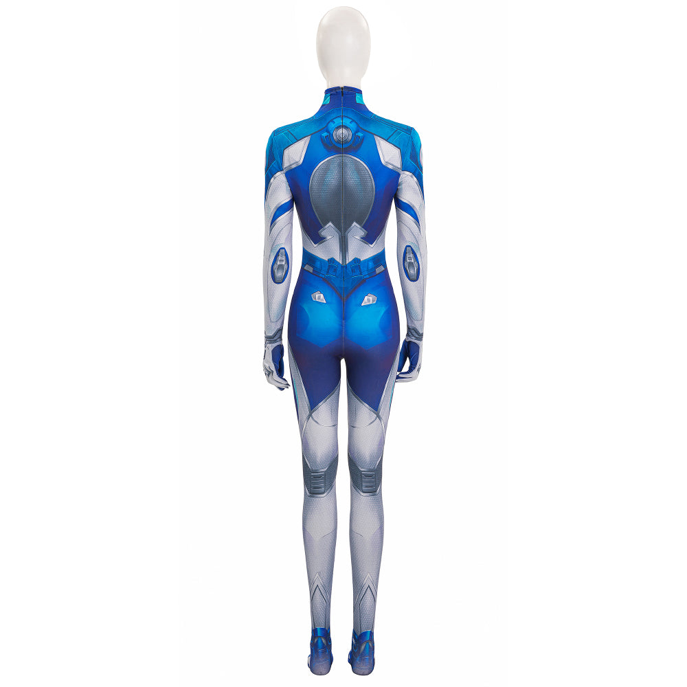 N Marvel Rivals Invisible Woman Jumpsuit Cosplay Costume