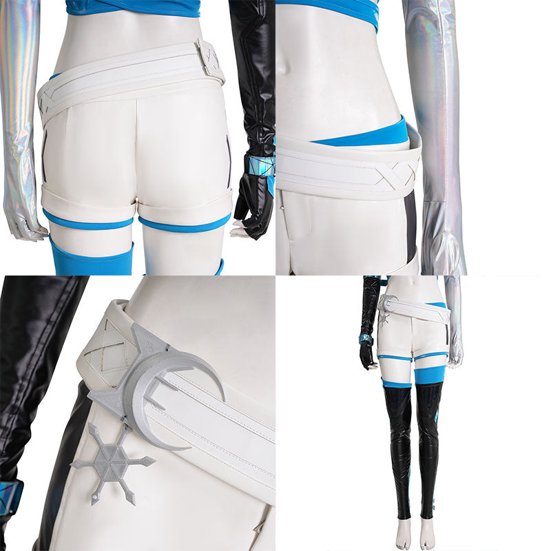 Marvel Rivals Luna Snow B Edition Cosplay Costume