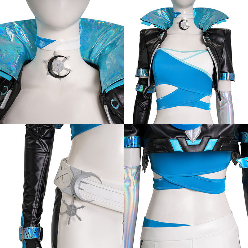 Marvel Rivals Luna Snow B Edition Cosplay Costume