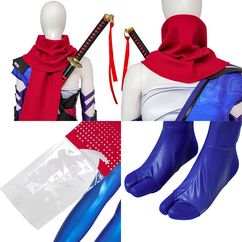 Marvel Rivals Psylocke Cosplay Costume(Shoes and sword not included)