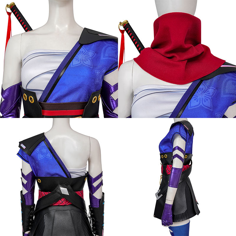 Marvel Rivals Psylocke Cosplay Costume(Shoes and sword not included)