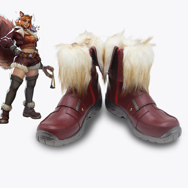 Marvel Rivals Squirrel Girl Cosplay Shoes