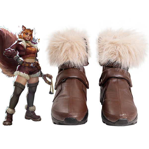 Marvel Rivals Squirrel Girl Cosplay Shoes