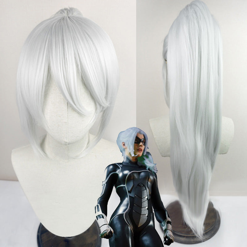 Marvel's Spider-Man PS5 The Heist DLC Black Cat Cosplay Wig