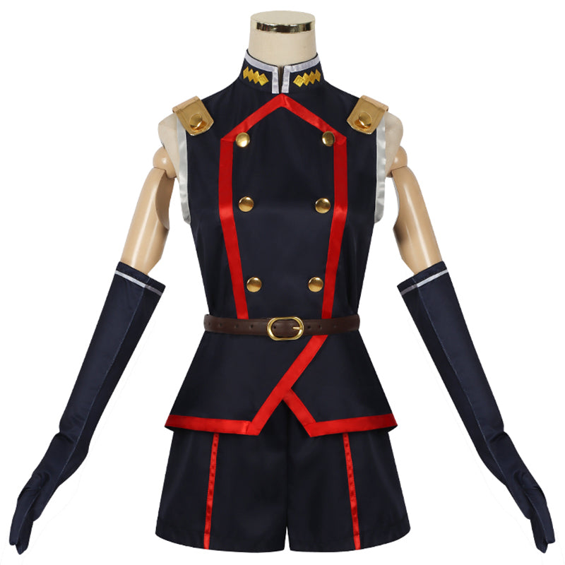 Mato Seihei no Slave Chained Soldier Shushu Suruga Cosplay Costume