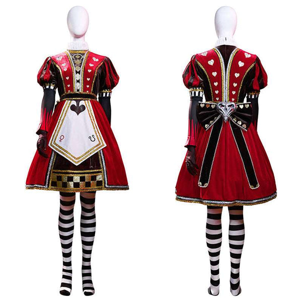 Alice: Madness Returns Alice Red Dress Cosplay Costume