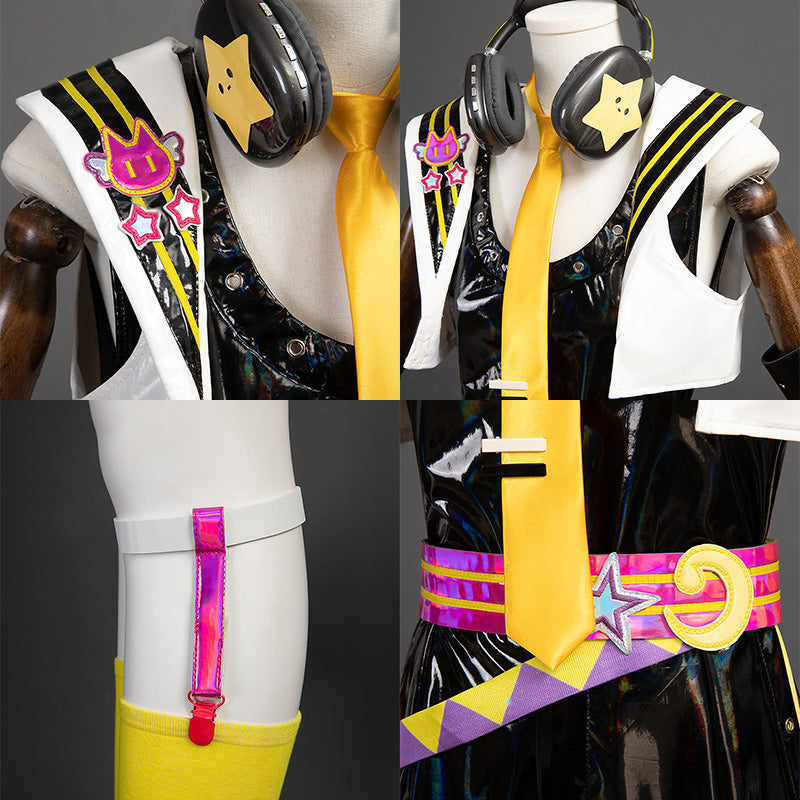 Muse Dash Hatsune Miku Kagamine Len Cosplay Costume