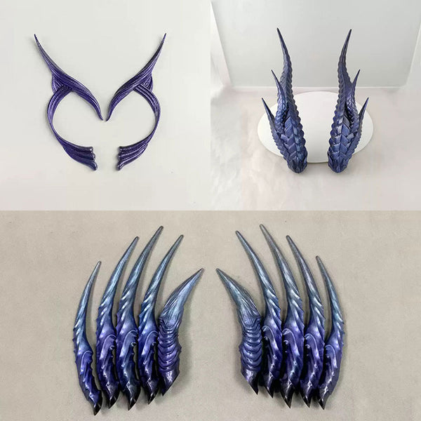 Ne Zha 2 Movie Ao Run Horn Ear hook Claw Cosplay Accessory Prop