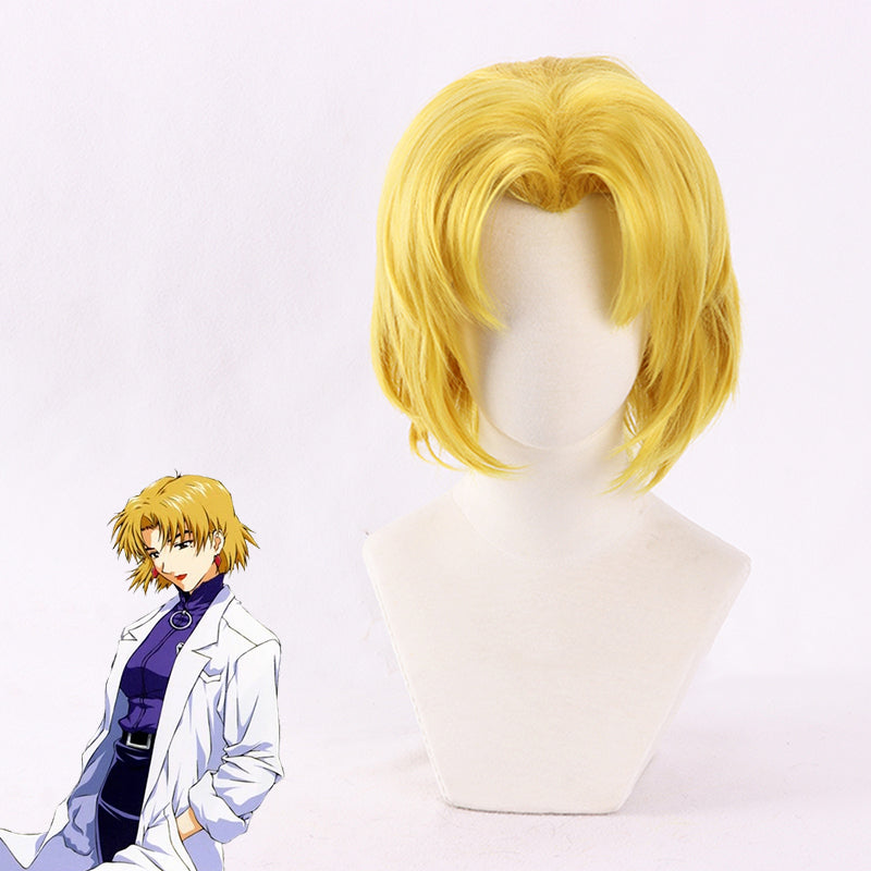 Neon Genesis Evangelion EVA Ritsuko Akagi Cosplay Wig