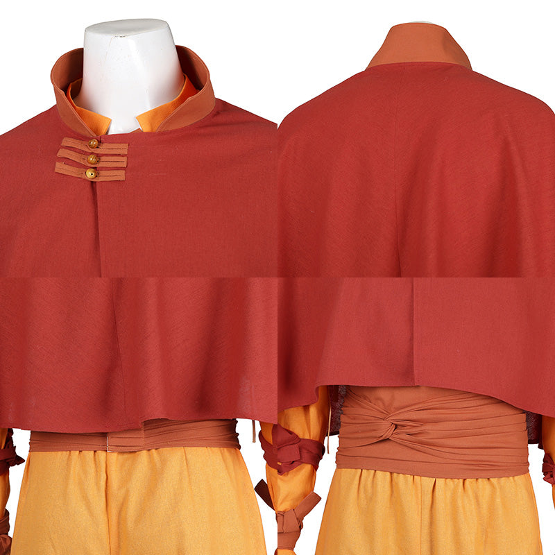 Netflix Avatar: The Last Airbender Aang Cosplay Costume – Winkcosplay