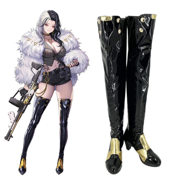 Nikke Goddess of Victory Rosanna Shoes Cosplay Boots