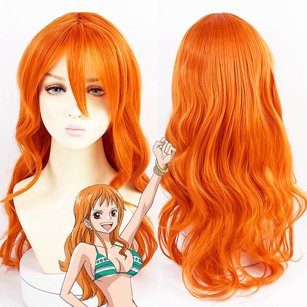 One Piece Film Red 2022 Movie Nami Orange Cosplay Wig