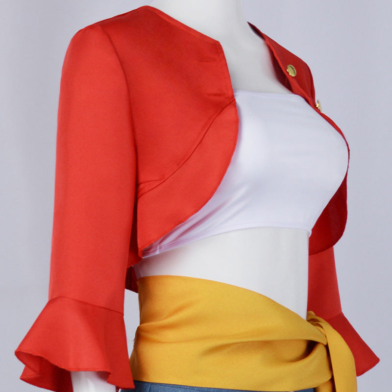 One Piece Monkey D Luffy Female B Edition Cosplay Costume