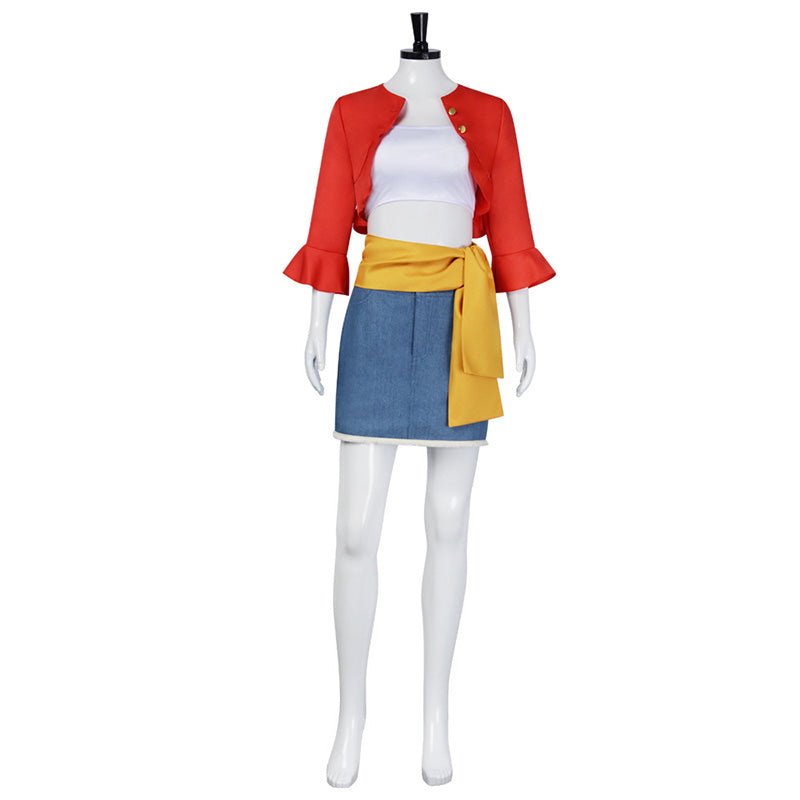 One Piece Monkey D Luffy Female B Edition Cosplay Costume