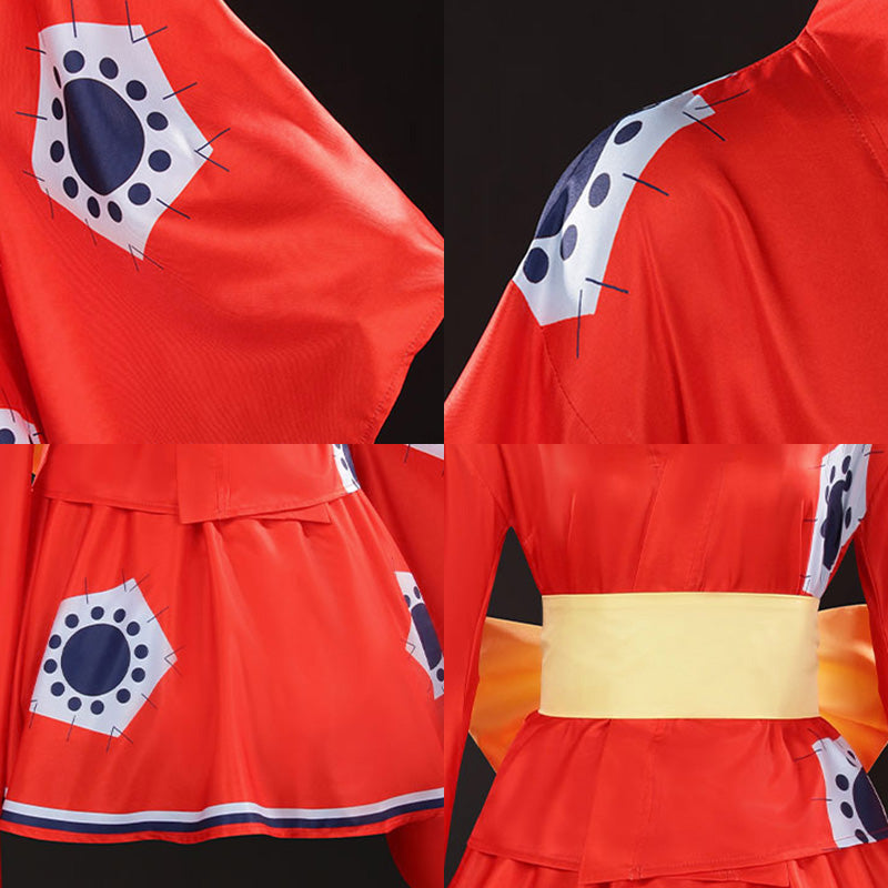 One Piece Monkey D Luffy Female Cosplay Costume