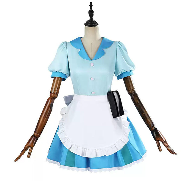 Panty And Stocking With Garterbelt Panty Maid Dress Cosplay Costume