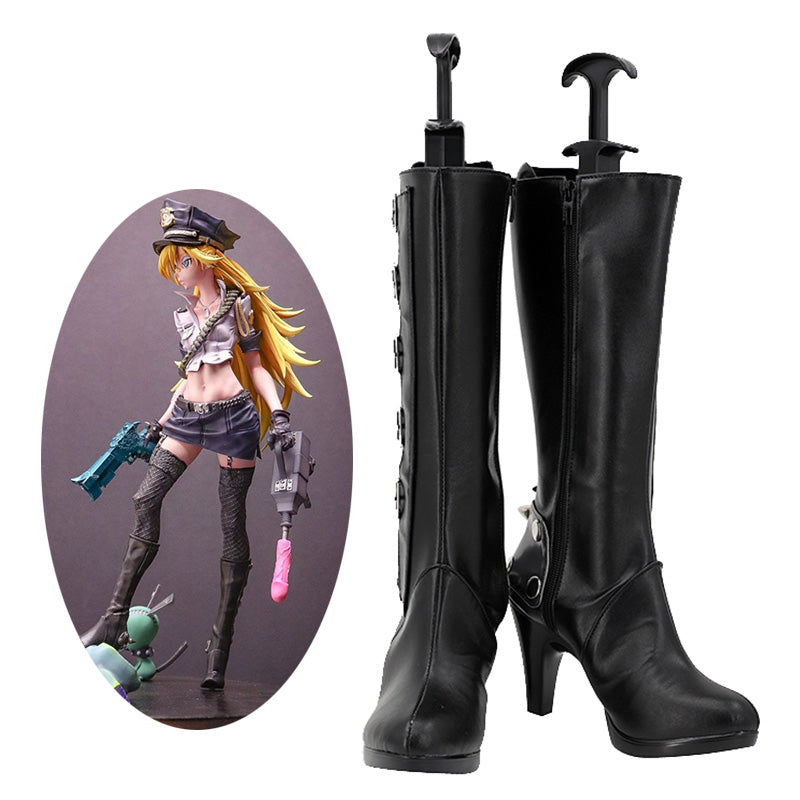 Panty And Stocking With Garterbelt Panty Police Officer Shoes Cosplay Boots