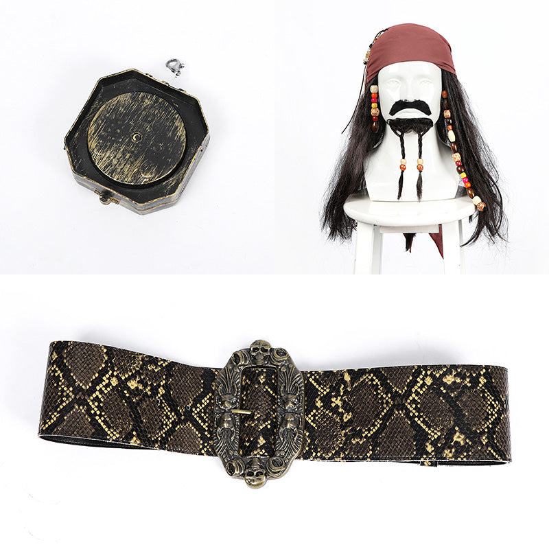 Pirates of the Caribbean Jack Sparrow Jackie Cosplay Costume