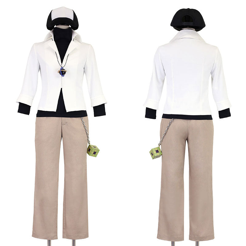 Pokemon Pokémon Black and White Natural Harmonia Gropius N Cosplay Costume