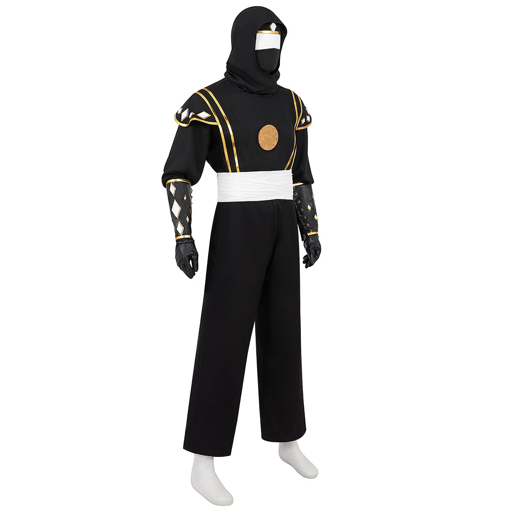 Power Rangers Black Ninja Ranger Black Ninjetti Ranger Cosplay Costume