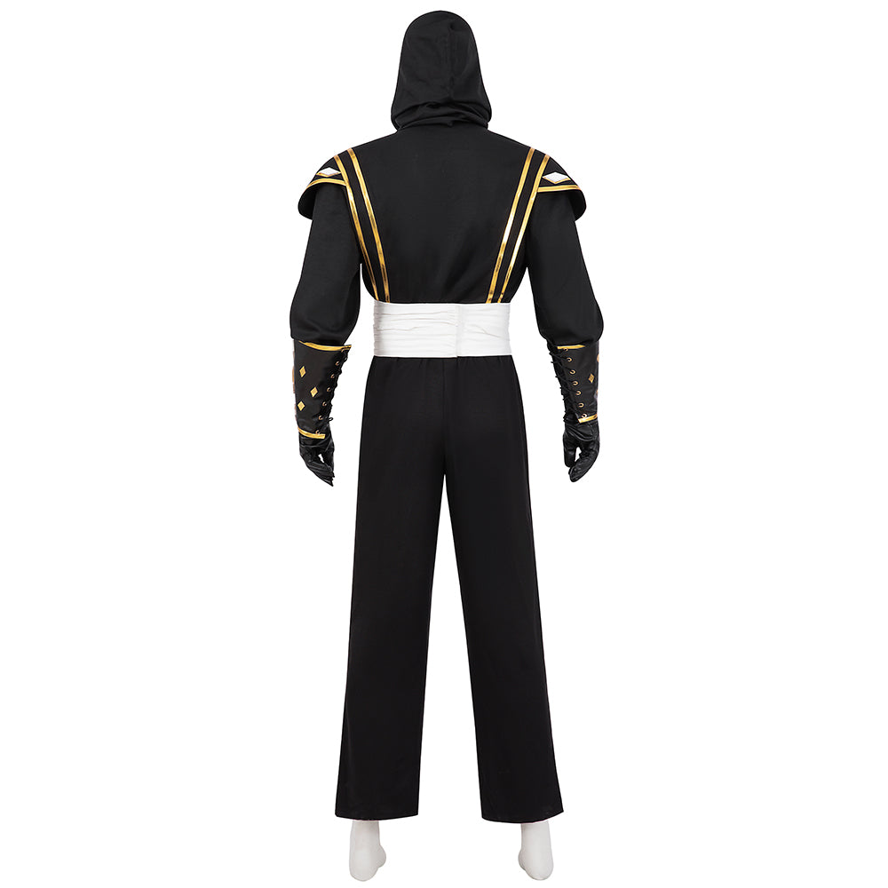 Power Rangers Black Ninja Ranger Black Ninjetti Ranger Cosplay Costume