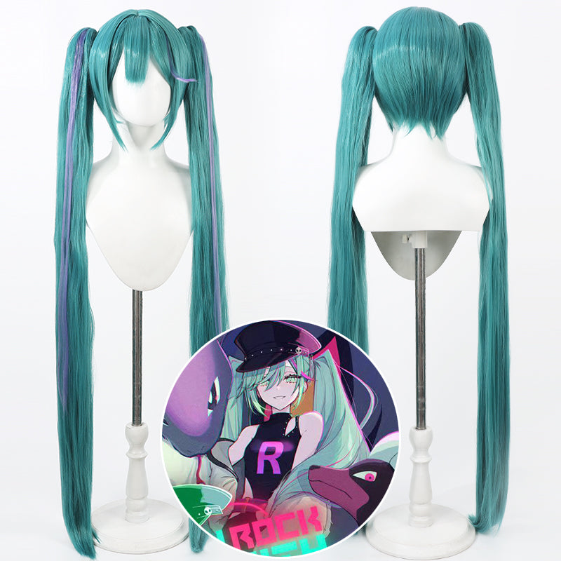 Project Voltage Pokemon X Hatsune Miku Party Rock Eternity Feat. Hatsune Miku Team Rocket Miku Cosplay Wig