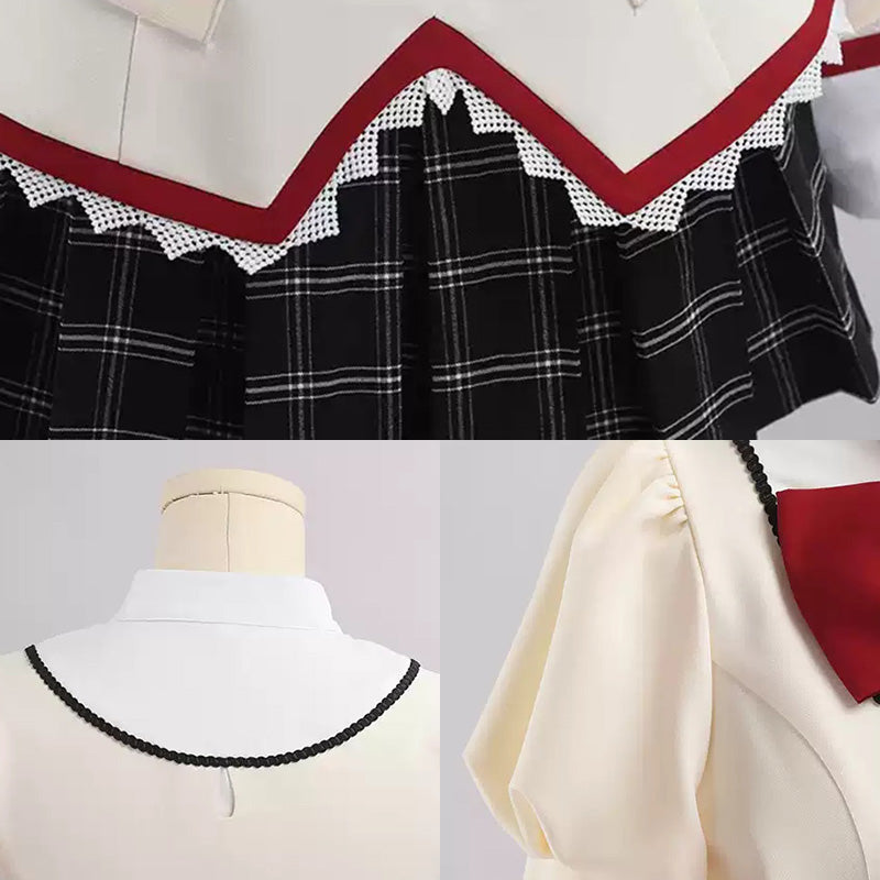 Puella Magi Madoka Magica Magica Kaname Mami Tomoe Kyoko Sakura Akemi Homura Sayaka Miki School Uniforms Cosplay Costume