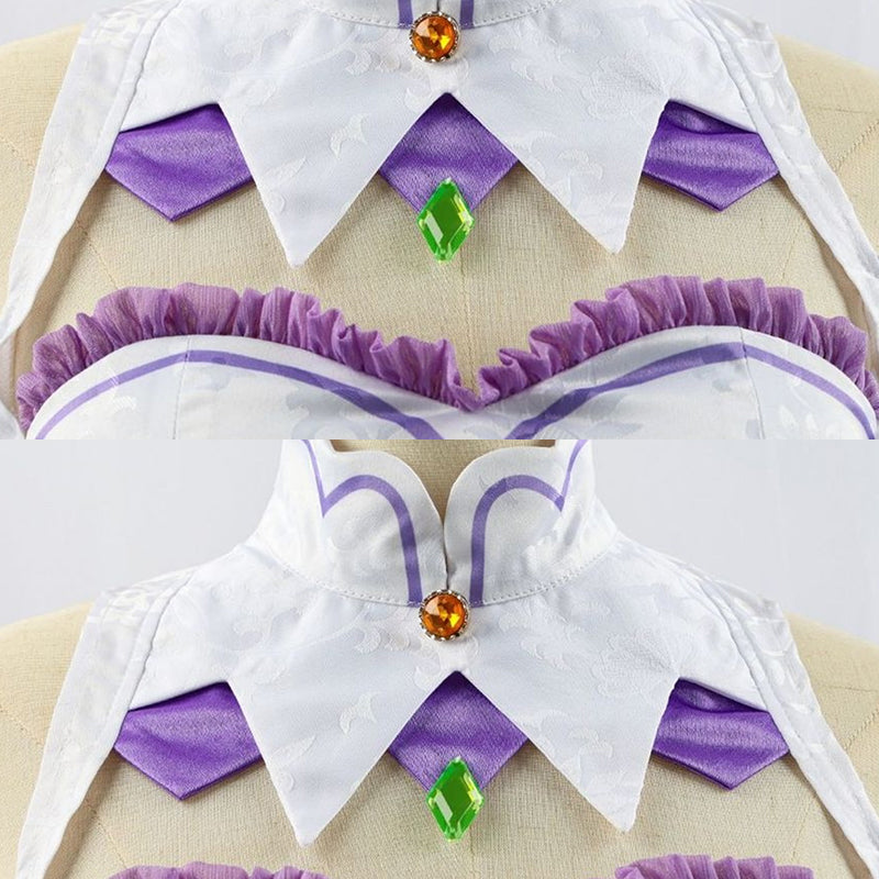 Re: Zero Starting Life In Another World Emilia Cosplay Costume B Edition