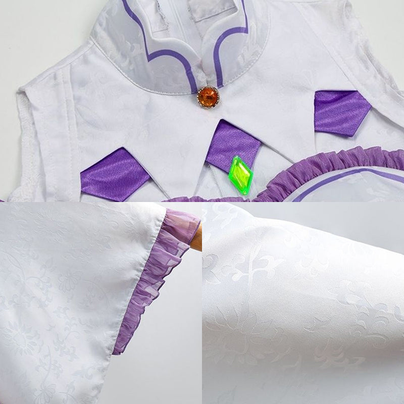 Re: Zero Starting Life In Another World Emilia Cosplay Costume B Edition