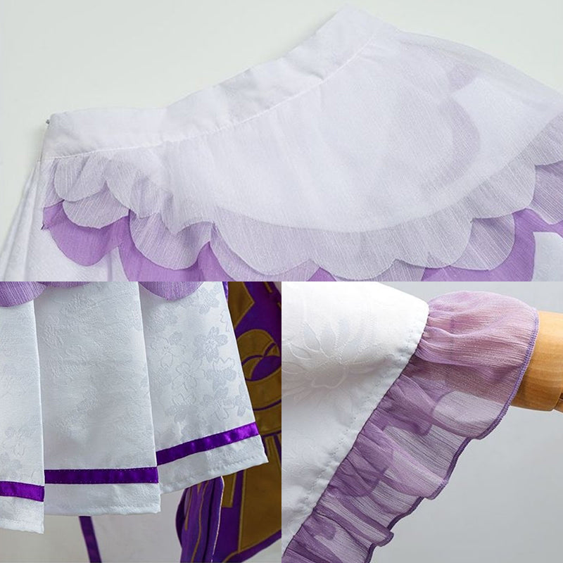 Re: Zero Starting Life In Another World Emilia Cosplay Costume B Edition