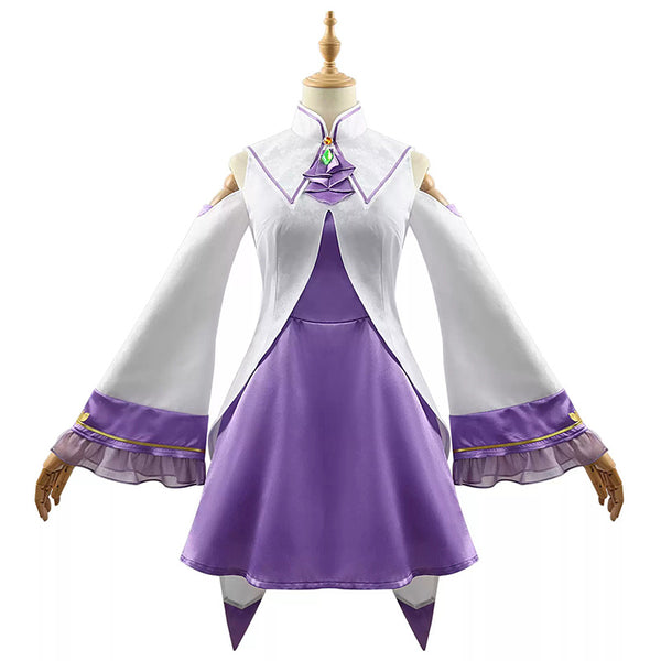 Re: Zero Starting Life in Another World Emilia D Edition Cosplay Costume