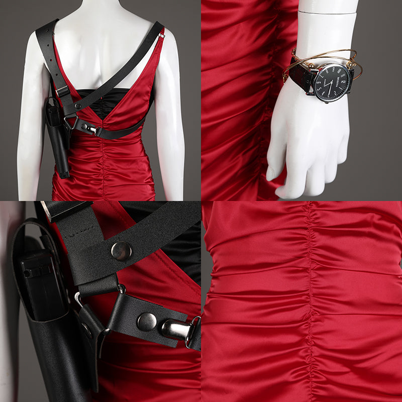 Resident Evil 4 Remake Ada Wong Cosplay Costume B Edition