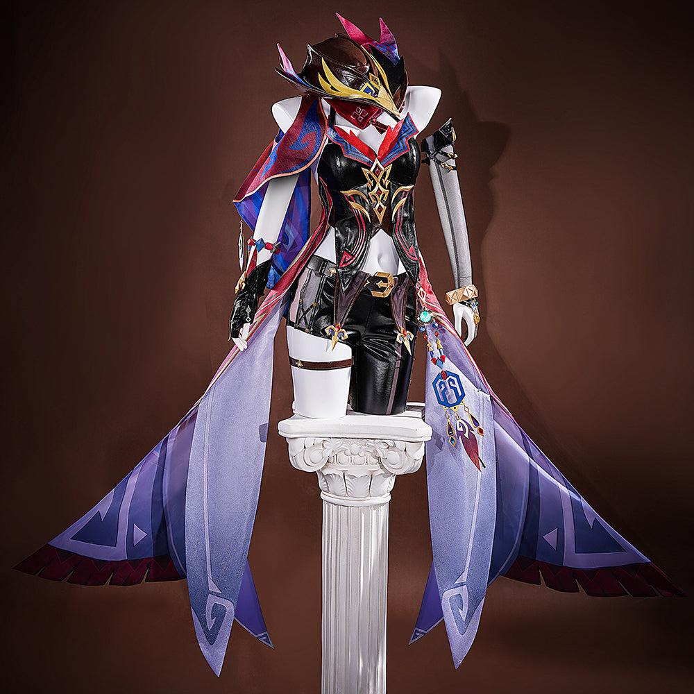 SR Genshin Impact Chasca Cosplay Costume