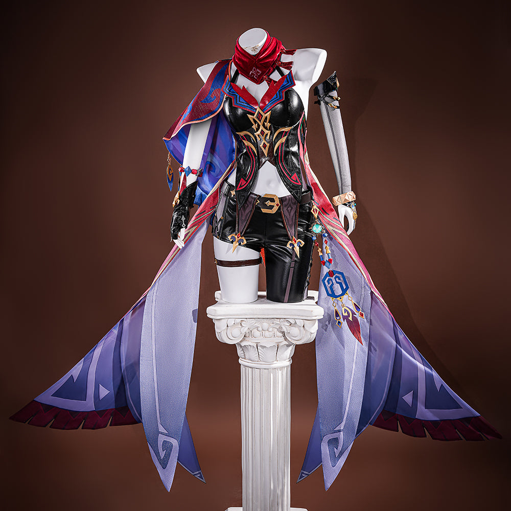 SR Genshin Impact Chasca Cosplay Costume