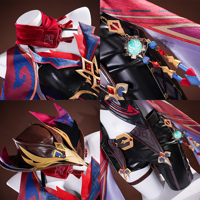 SR Genshin Impact Chasca Cosplay Costume