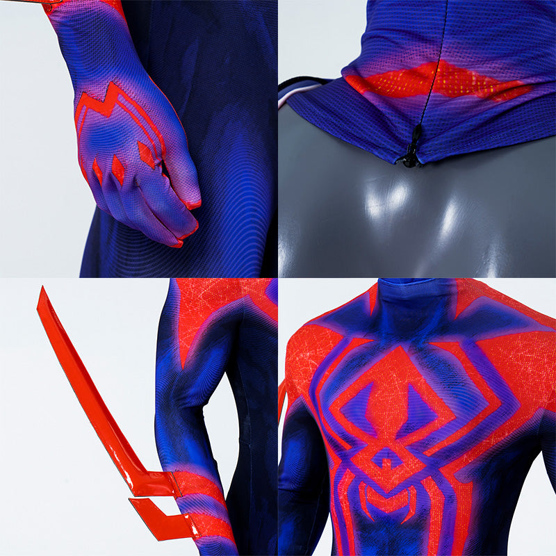 Spider-Man: Across The Spider-Verse Spiderman 2099 Miguel O'Hara Cloak Edition Cosplay Costume