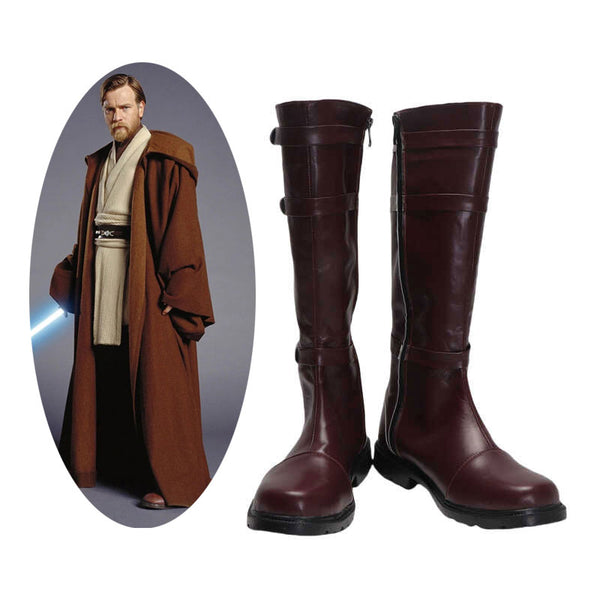 Star Wars Obi-Wan Kenobi Shoes Cosplay Boots B Edition