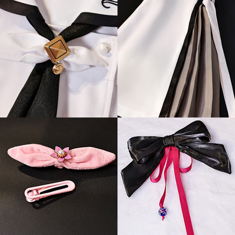Summer Pockets Shiroha Naruse Ao Sorakado Cosplay Costume