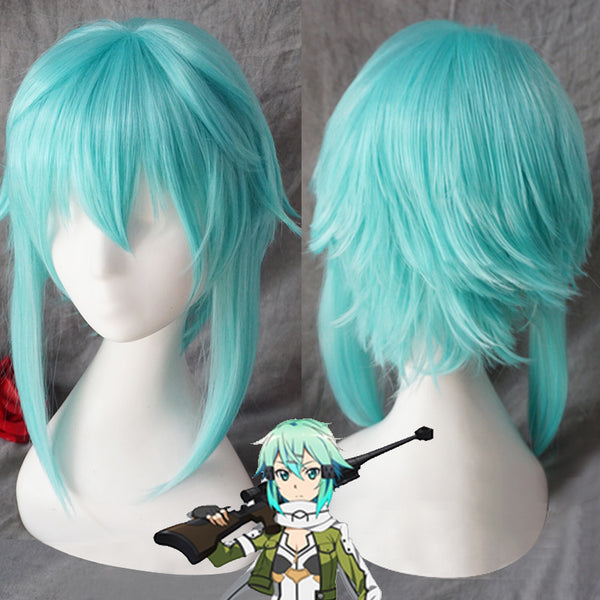 Sword Art Online Gun Gale Online Asada Shino Cosplay Wig